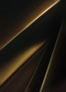 Black and gold blurred abstract background. Defocused background image of gold bars. Dark luxury geometric design element. Golden