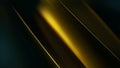 Black and gold blurred abstract background. Defocused background image of gold bars. Dark luxury geometric design element. Golden