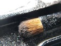 black gold eyeshadow brush