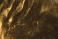 Black and gold festive shimmering dust background