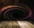 Black Hole Abstract Stage Background