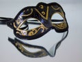 Black and Gold Masquerade Mask Royalty Free Stock Photo