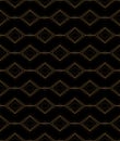 Black and gold pattern Royalty Free Stock Photo