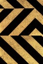Black and gold striped paper