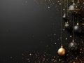 Black and gold themed Black Friday wallpaper Royalty Free Stock Photo