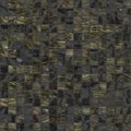 Black golden plain tiles Royalty Free Stock Photo