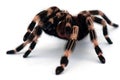 Black Goliath Birdeating Spider Isolated Halloween Concept.