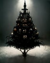 A grunge Christmas tree