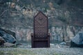Black gothic throne
