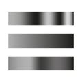 Black gradient bars. Horizontal vector elements. Smooth grayscale transition. Abstract design strips.