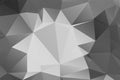 Black gray geometric pattern triangles polygonal design for web and background, application Royalty Free Stock Photo