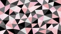 Black gray pink and orange soft pastel color gradient abstract geometric triangular polygon style. Graphic background. abstract