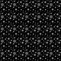 Black and Gray Polka Dot Abstract Design Tile Pattern Repeat Ba