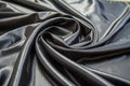 Black gray satin fabric texture Royalty Free Stock Photo