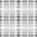 Black and Gray Scottish Check. Black White Watercolour Tartan Pattern.