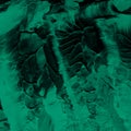 Black with green acrylic paint on paper texture. Chaotic abstract organic design. Royalty Free Stock Photo