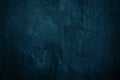Black green blue texture. Close-up.Toned old concrete surface. Dark grunge background with space. Royalty Free Stock Photo