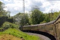 Black and green British steam train locamotive  926 Royalty Free Stock Photo