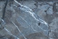 Black grey blue marble, natural stone pattern with cracks, grunge cement wall texture background Royalty Free Stock Photo