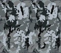 Black grey camouflage pattern