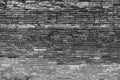 Black and grey old brick wall cement clean horizontal Masonry surface for wallpaper background Textures grunge