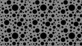 Black and Grey Random Scattered Dots Pattern