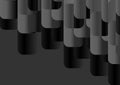 Black and grey tubes subtract each other on the upper part of fr