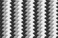 Black, grey and white fish scales repat pattern background Royalty Free Stock Photo