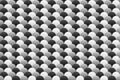 Black, grey and white fish scales repat pattern background Royalty Free Stock Photo