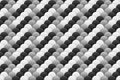 Black, grey and white fish scales repat pattern background Royalty Free Stock Photo