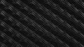 Black grid shape abstract 3D rendering Royalty Free Stock Photo