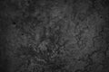 Black grunge stone background. Rough dirty concrete wall. Dark concrete cement texture background. Royalty Free Stock Photo