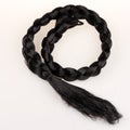Black hair braid Royalty Free Stock Photo