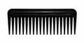 Black hair comb Royalty Free Stock Photo