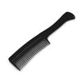 Black hair comb isolated on white Royalty Free Stock Photo