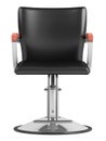 Black hairdressing salon chair