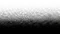Black Halftone Dots Transitioning from White to Black Gradient Background pattern Royalty Free Stock Photo