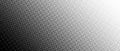 Black halftone gradient background. Fading overlapping dotted half tone texture. Vanishing polka dot backdrop. Raster