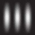 Black halftone pattern