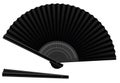 Black Hand Fan Open Closed Royalty Free Stock Photo