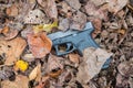 Abandoned Hand Gun on the Ground