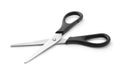 Black handled scissors