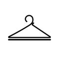 black hanger logo vector Royalty Free Stock Photo