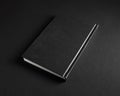 Black hardcover book Royalty Free Stock Photo