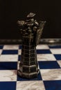 Black Harry Potter Chess Rook