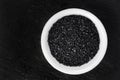 Black Hawaiian Salt Royalty Free Stock Photo