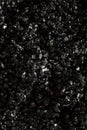 Black Hawaiin Lava Sea Salt Royalty Free Stock Photo