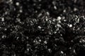 Black Hawaiin Lava Sea Salt Royalty Free Stock Photo