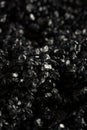 Black Hawaiin Lava Sea Salt Royalty Free Stock Photo