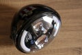 Black headlight for motorcycl Royalty Free Stock Photo